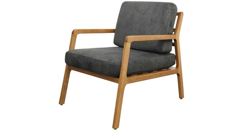 Baker Fabric Armchair - Charcoal